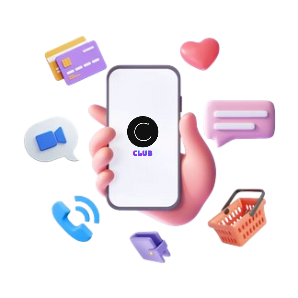 تصویر اپلیکیشن کلاب روی موبایل